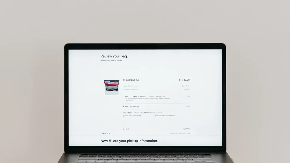 How to test programmatic pages in staging with sample URLs and edge cases Laptop showing a page form or checkout screen